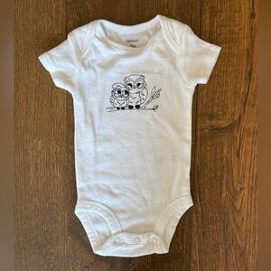 🔴2/$10 SALE🔴 Owl Baby Onesie Carter’s Size 3 Months